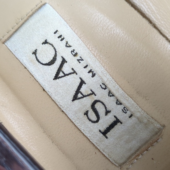 Isaac Mizrahi Crocodile Pattern Leather Pumps, Made In Italy, Vintage? - Picture 7 of 16